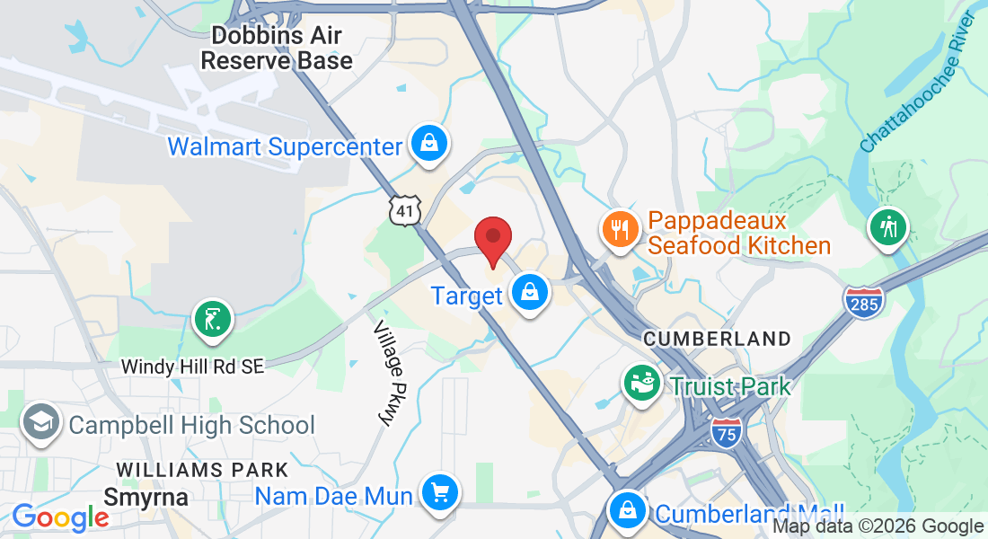 Map: 2470 Windy Hill Rd SE suite 300, Marietta, GA 30067, USA